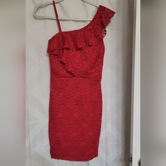 Sequin Hearts Lace dress - Picture 1 of 5